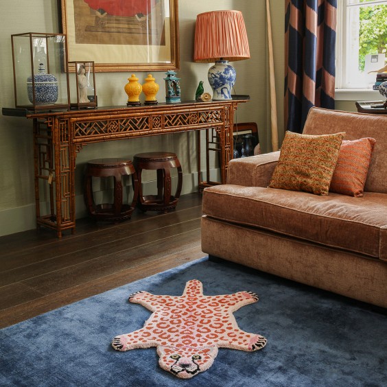 Doing Goods Pinky Leopard Small rug - Agof Store