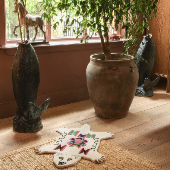 Doing Goods Kasbah Eisbär klein Teppich - Agof Store