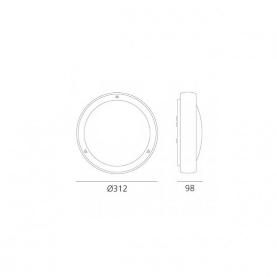 Artemide Niki wall ceiling lamp - Agof Store
