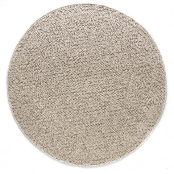 AFK Living Crochet Round Ivory children rug - Agof Store