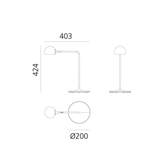 Artemide Ixa table lamp - Agof Store