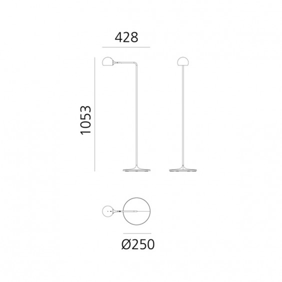 Artemide Ixa reading lamp - Agof Store