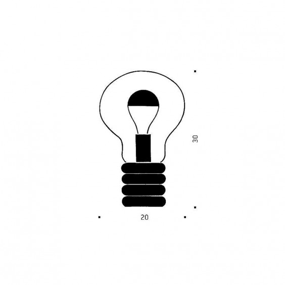 Ingo Maurer Bulb Brass Tischleuchte - Agof Store