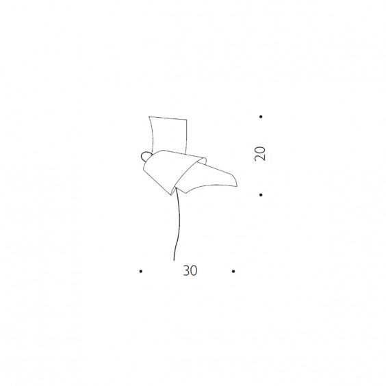 Oop's 2 Lampada da parete Ingo Maurer - Agof Store