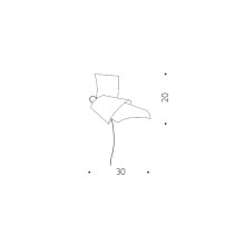 Ingo Maurer Oop's 2 wall lamp - Agof Store