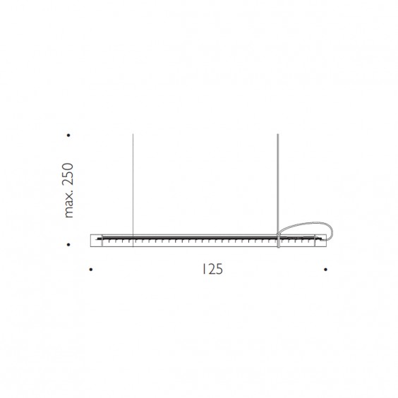 Tubular Lampada a sospensione Ingo Maurer - Agof Store