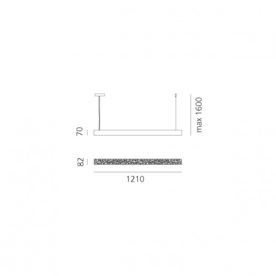 Artemide Calipso Linear Stand-Alone Lampada a sospensione - Agof Store