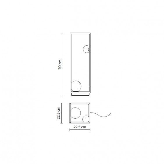 Karman Abachina outdoor floor lamp - Agof Store