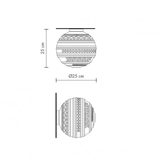 Karman Braille Wand- Deckenleuchte - Agof Store