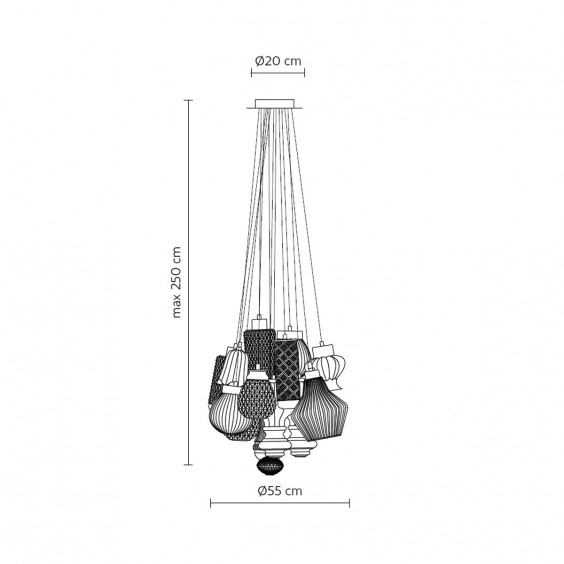 Karman Ceraunavolta 17 pendant lamp - Agof Store
