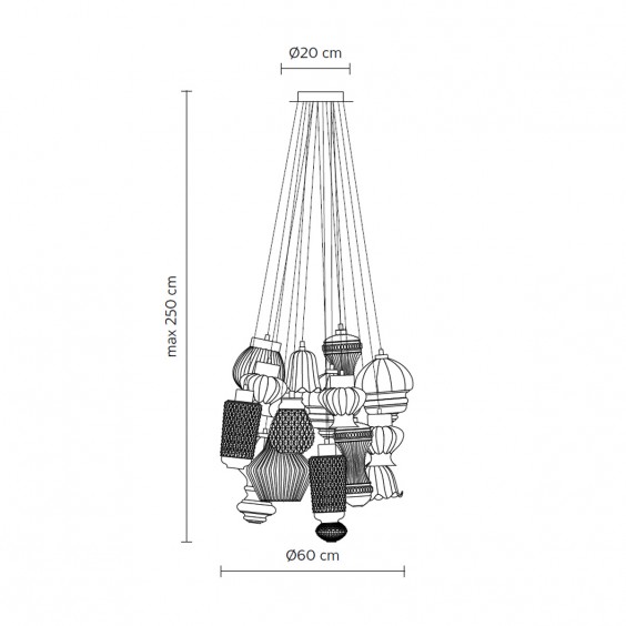 Karman Ceraunavolta 22 pendant lamp - Agof Store