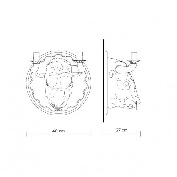 Karman Corrado wall lamp - Agof Store