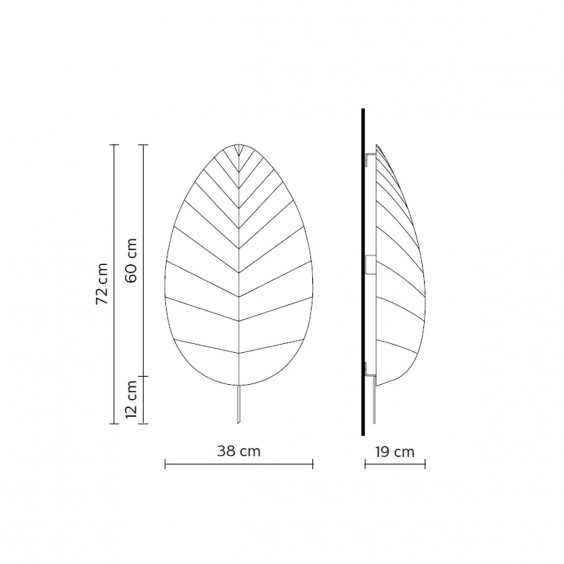 Karman Eden Adamo wall ceiling lamp - Agof Store