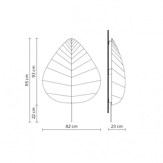 Eden Lampada da parete soffitto Karman - Agof Store