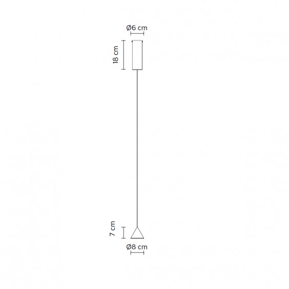 Karman Filomena Ø 8 cm pendant lamp - Agof Store