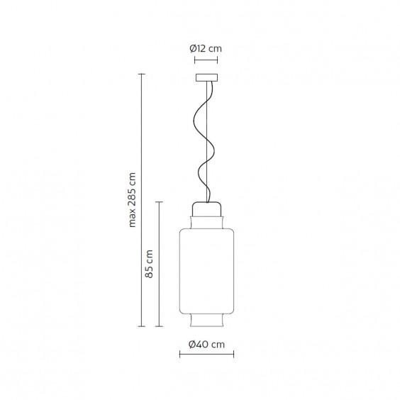 Karman Kimono Ø 40 cm pendant lamp - Agof Store
