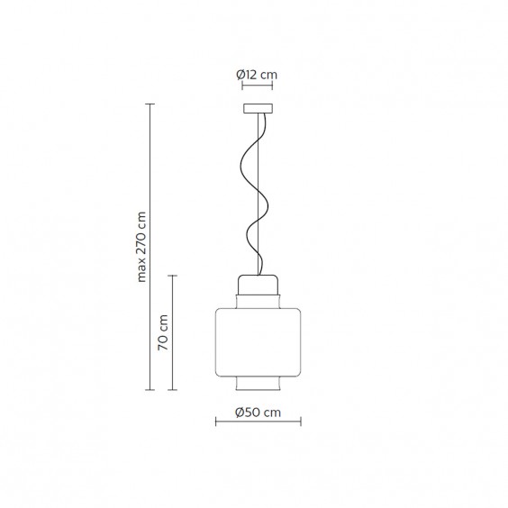 Karman Kimono Ø 50 cm pendant lamp - Agof Store