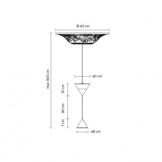 Moonbloom 2 Lampada a sospensione Karman - Agof Store
