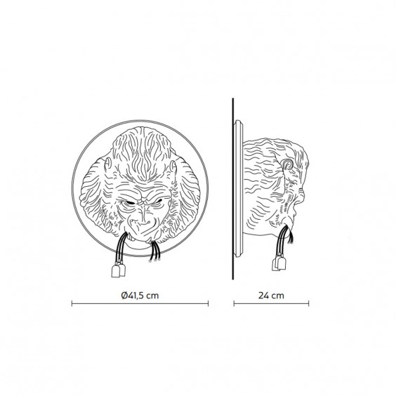 Karman Ugo Rilla wall lamp - Agof Store