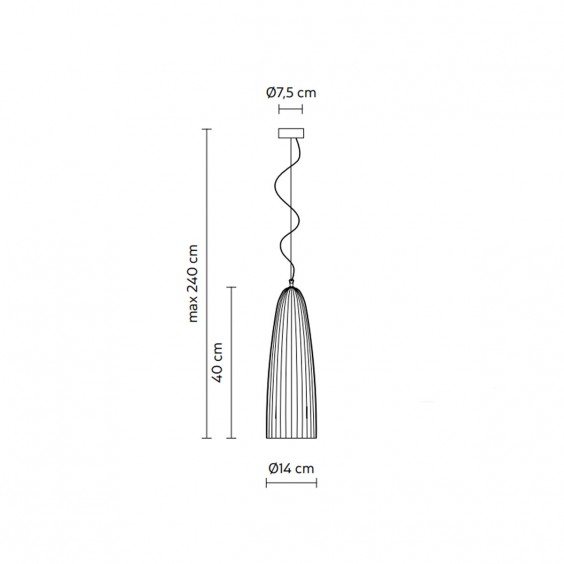 Karman Sahara Ø 14 cm Pendelleuchte - Agof Store