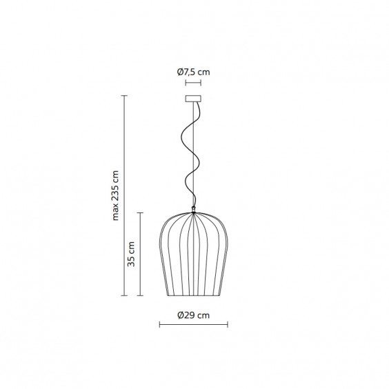 Karman Sahara Ø 29 cm pendant lamp - Agof Store