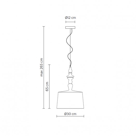 Alì e Baba Ø30 cm Lampada a sospensione Karman - Agof Store