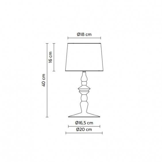Alibababy Lampada da tavolo Karman - Agof Store