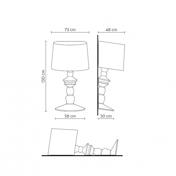 Karman Alibabig outdoor wall floor lamp - Agof Store