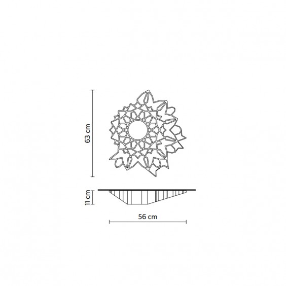 Karman Notredame Small wall ceiling lamp - Agof Store
