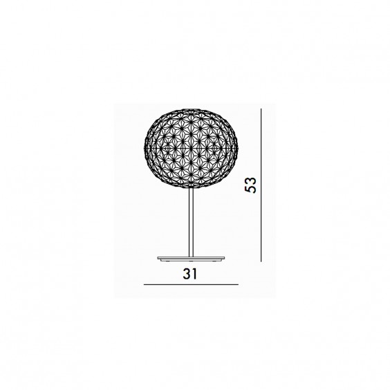 Kartell Planet Stem table lamp - Agof Store