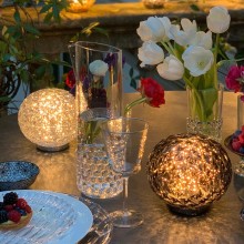 Kartell Mini Planet Battery portable table lamp - Agof Store