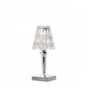 Battery Metallizzata lampada da tavolo Kartell - Agof Store
