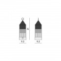 Kartell Lantern Akku Tischlampe - Agof Store