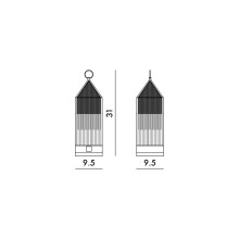 Kartell Lantern portable table lamp - Agof Store Kartell Lantern portable table lamp - Agof Store