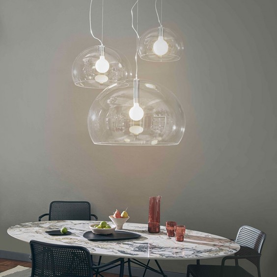 Kartell Small FL/Y pendant lamp - Agof Store