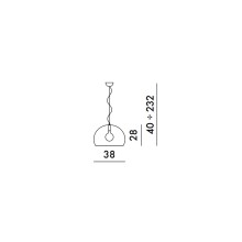 Kartell Small FL/Y Pendelleuchte - Agof Store Kartell Small FL/Y Pendelleuchte - Agof Store