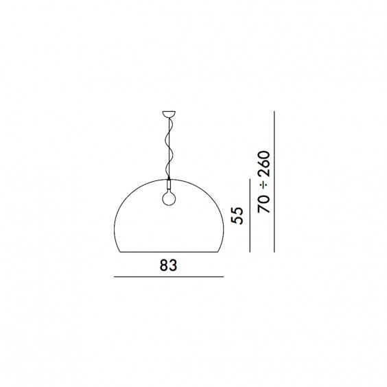 Kartell Big FL/Y Pendelleuchte - Agof Store