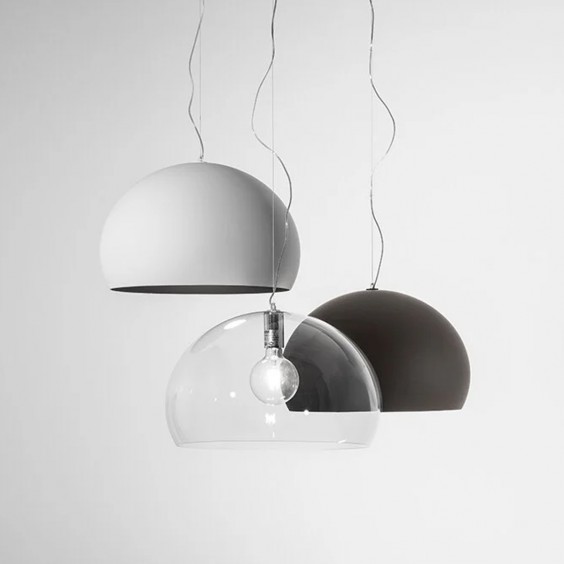 Kartell Small FL/Y Mat pendant lamp - Agof Store