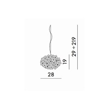 Kartell Bloom S2 Pendelleuchte - Agof Store