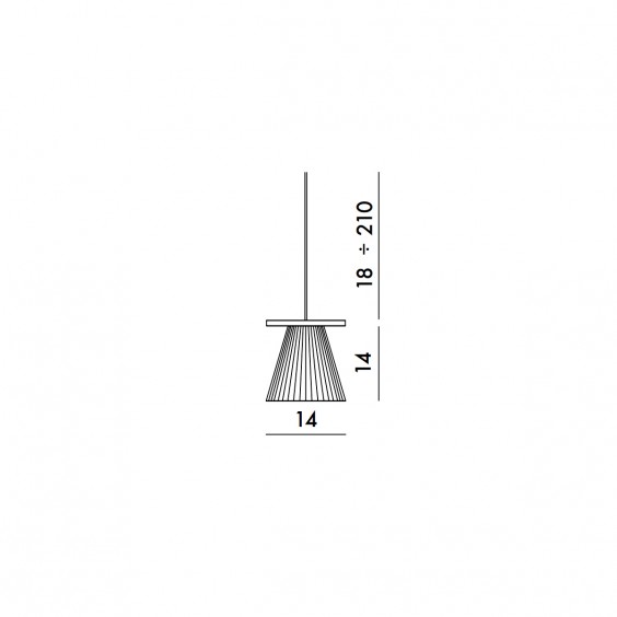 Light-Air Tessuto lampada a sospensione Kartell - Agof Store