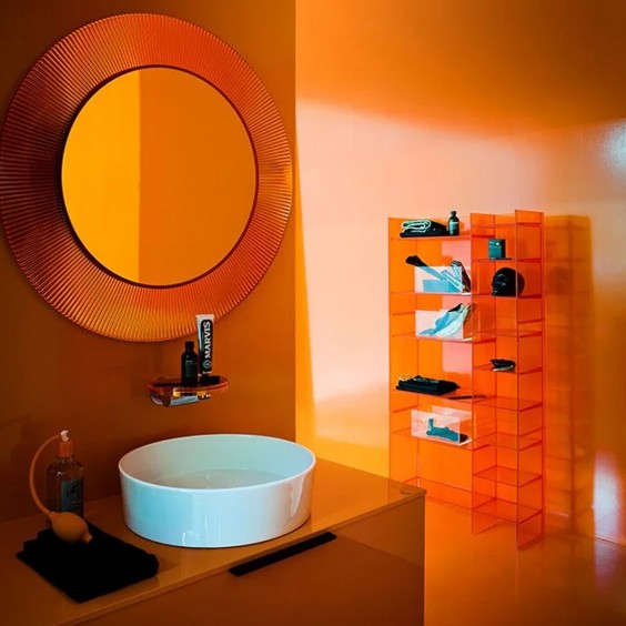Kartell All Saints mirror with light - Agof Store