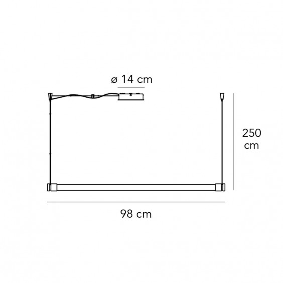 Fontana Arte Oort Linear pendant lamp - Agof Store