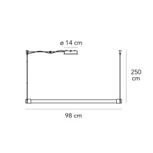 Fontana Arte Oort Linear Pendelleuchte - Agof Store