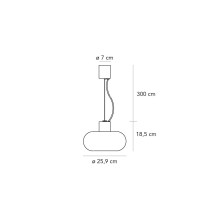 Fontana Arte Fontanella pendant lamp - Agof Store Fontana Arte Fontanella pendant lamp - Agof Store