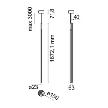Flos My Lines Pendelleuchte - Agof Store
