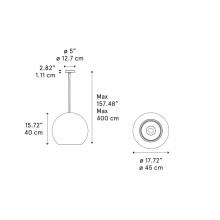 Diesel with Lodes Reglobe 45 pendant lamp - Agof Store