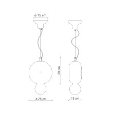 Ferroluce BumBum C2751 Pendelleuchte - Agof Store