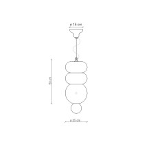 Ferroluce BumBum C2753 Pendelleuchte - Agof Store