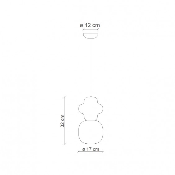 Copacabana C2681 Lampada a sospensione Ferroluce - Agof Store