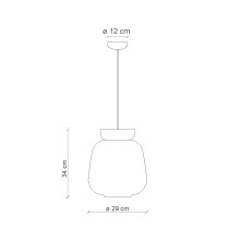 Ferroluce Corcovado C2740 pendant lamp - Agof Store